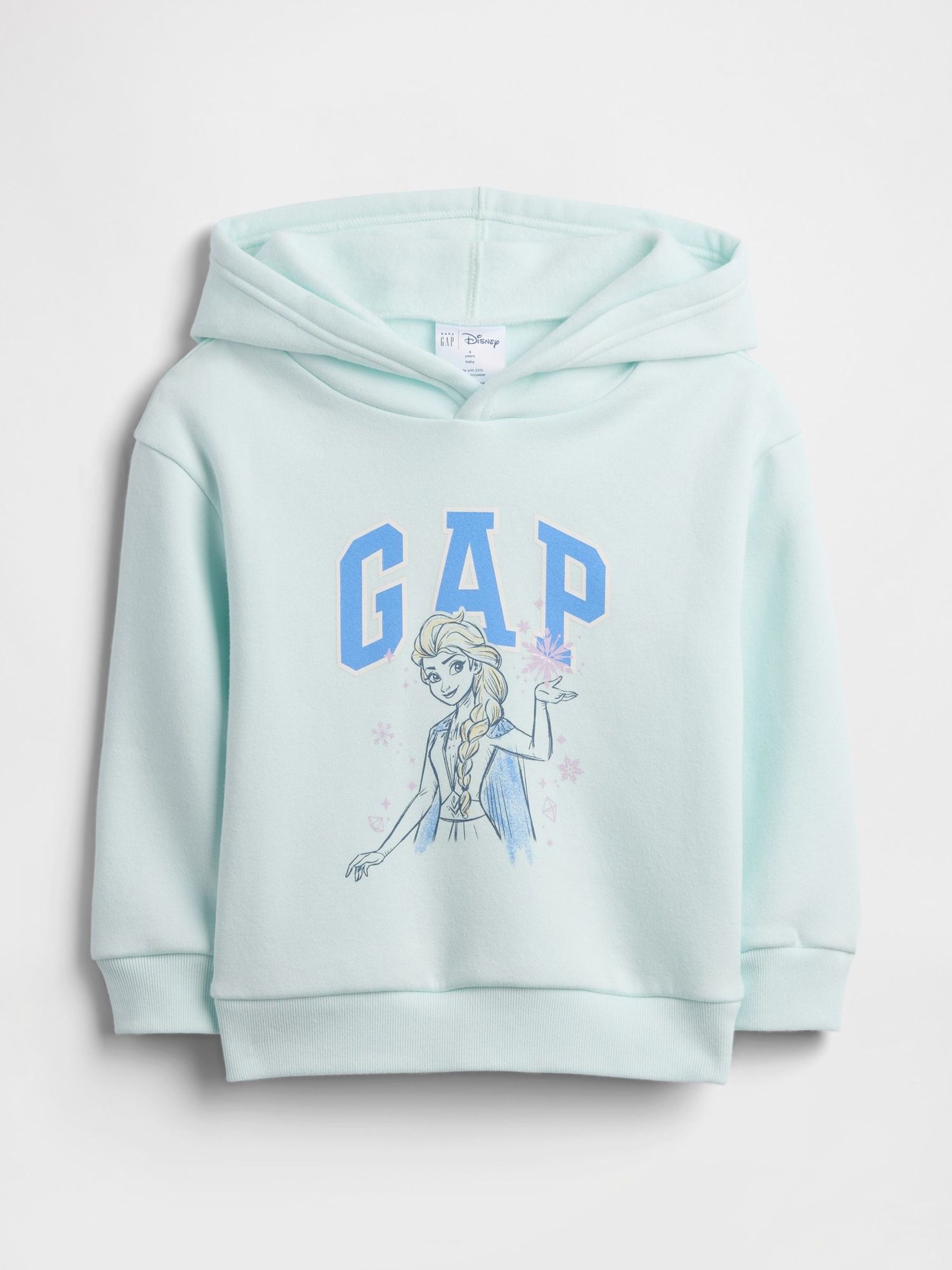 Blue Elsa - Disney Frozen Relaxed Logo Hoodie