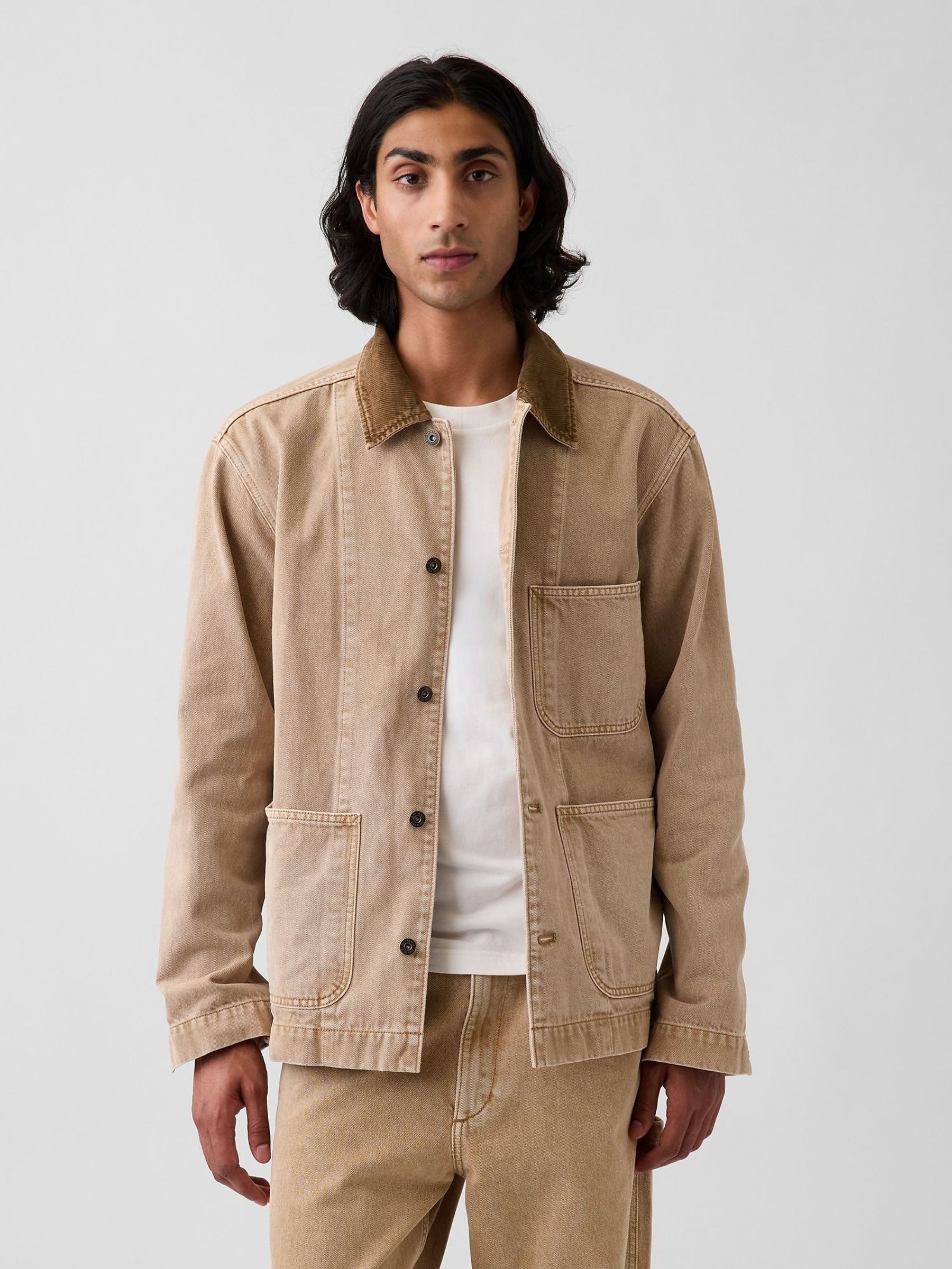Acid Brown - Regular Denim Barn Jacket