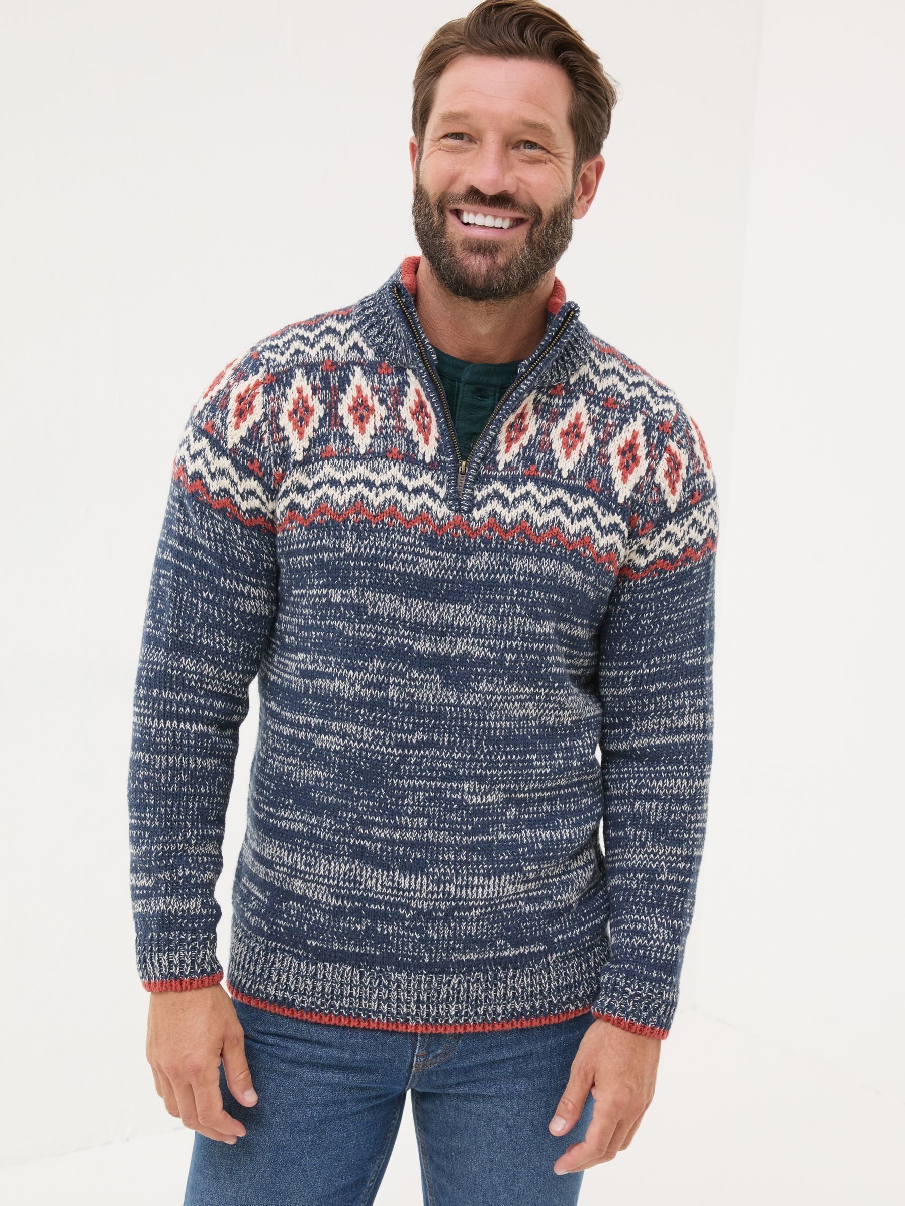 Denim Vintage Rothbury Half Neck Jumper (E36426) | £35