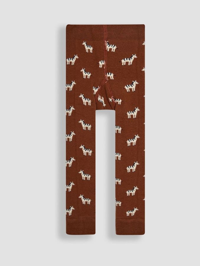 Brown Zebra Extra Thick Leggings (E37630) | £5
