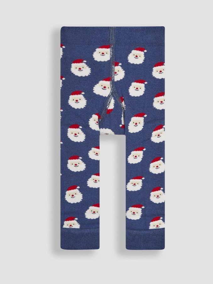Blue Santa Extra Thick Leggings (E37640) | £6