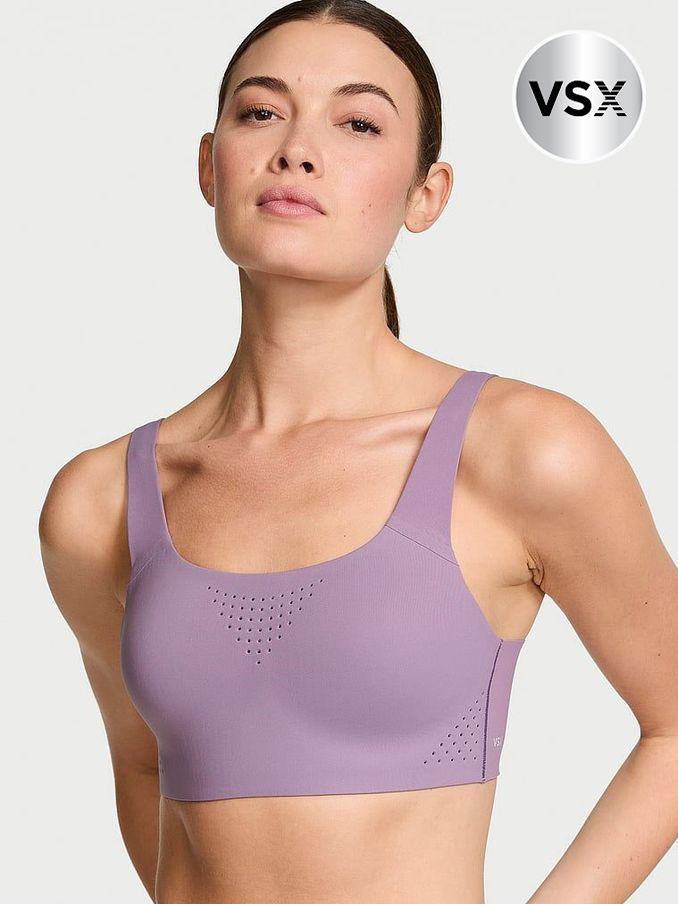 Dried Lavender Purple Back Close VSX Featherweight™ Max High Support Sports Bra (E39880) | £22