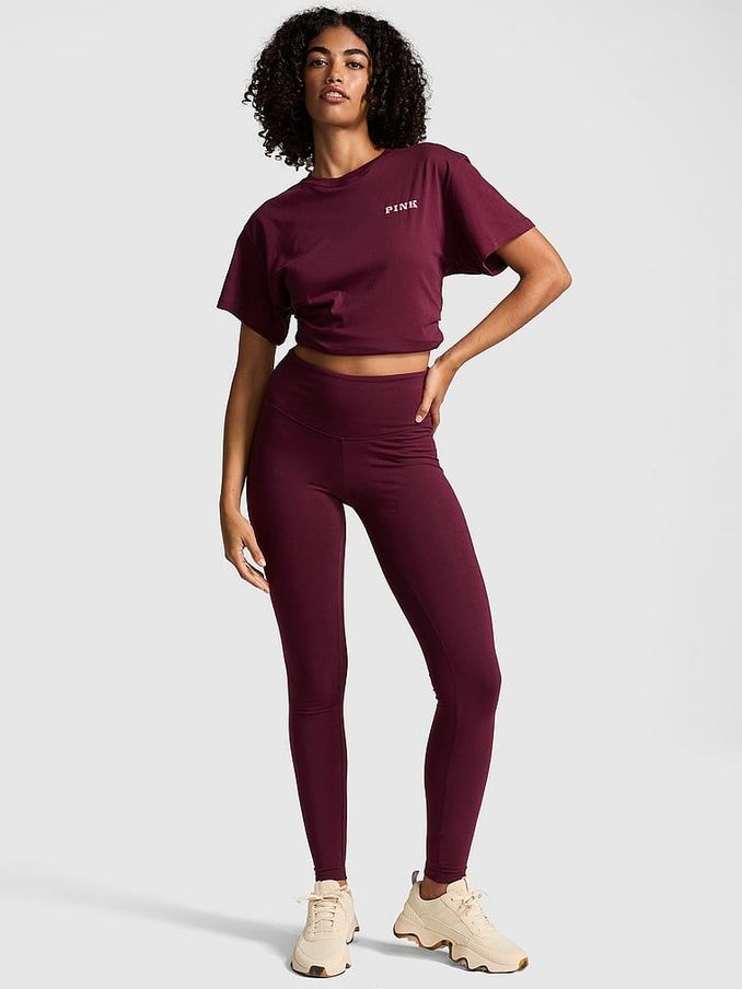 Purple Rose Cotton Leggings (E39884) | £29