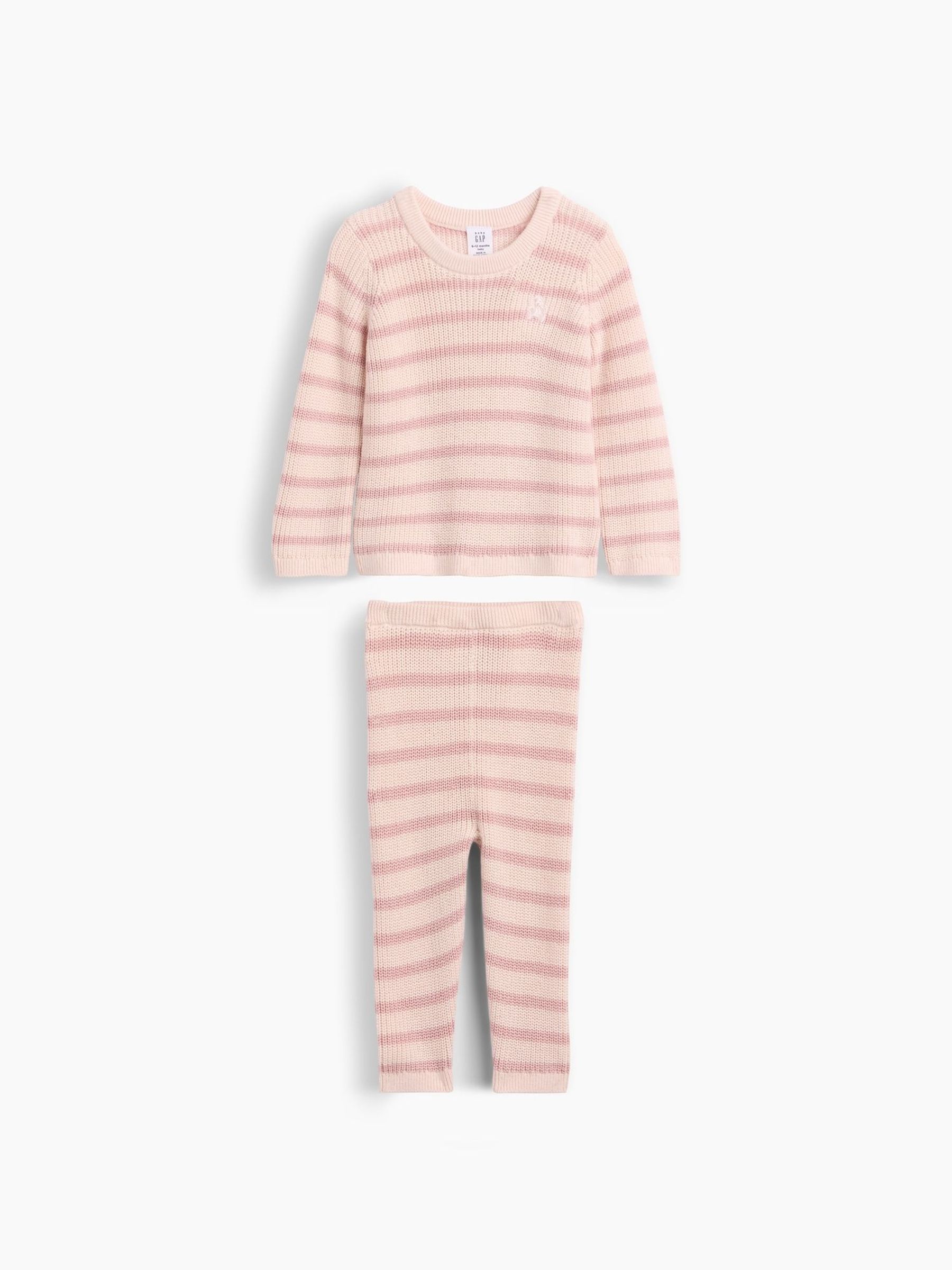 Pink - Stripe Jumper Set