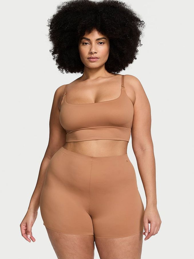 Toffee Brown BODYWEAR By Victoria with FeatherSoft™ Innovation Bike Shorts (E43438) | £25