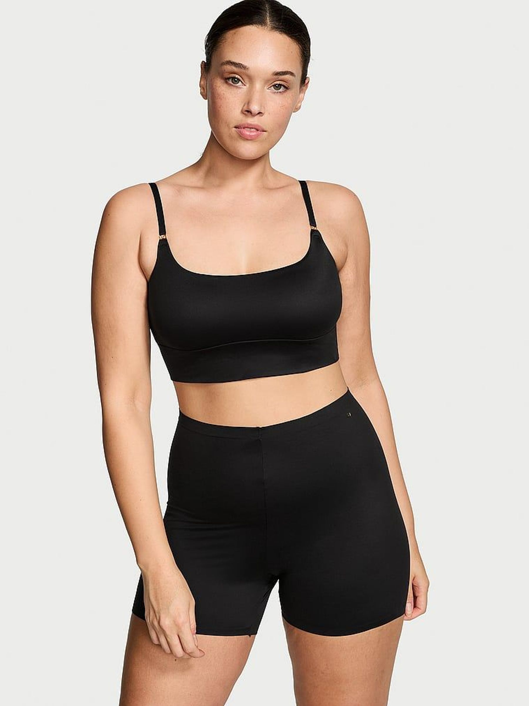 Black BODYWEAR By Victoria with FeatherSoft™ Innovation Bike Shorts (E43439) | £25