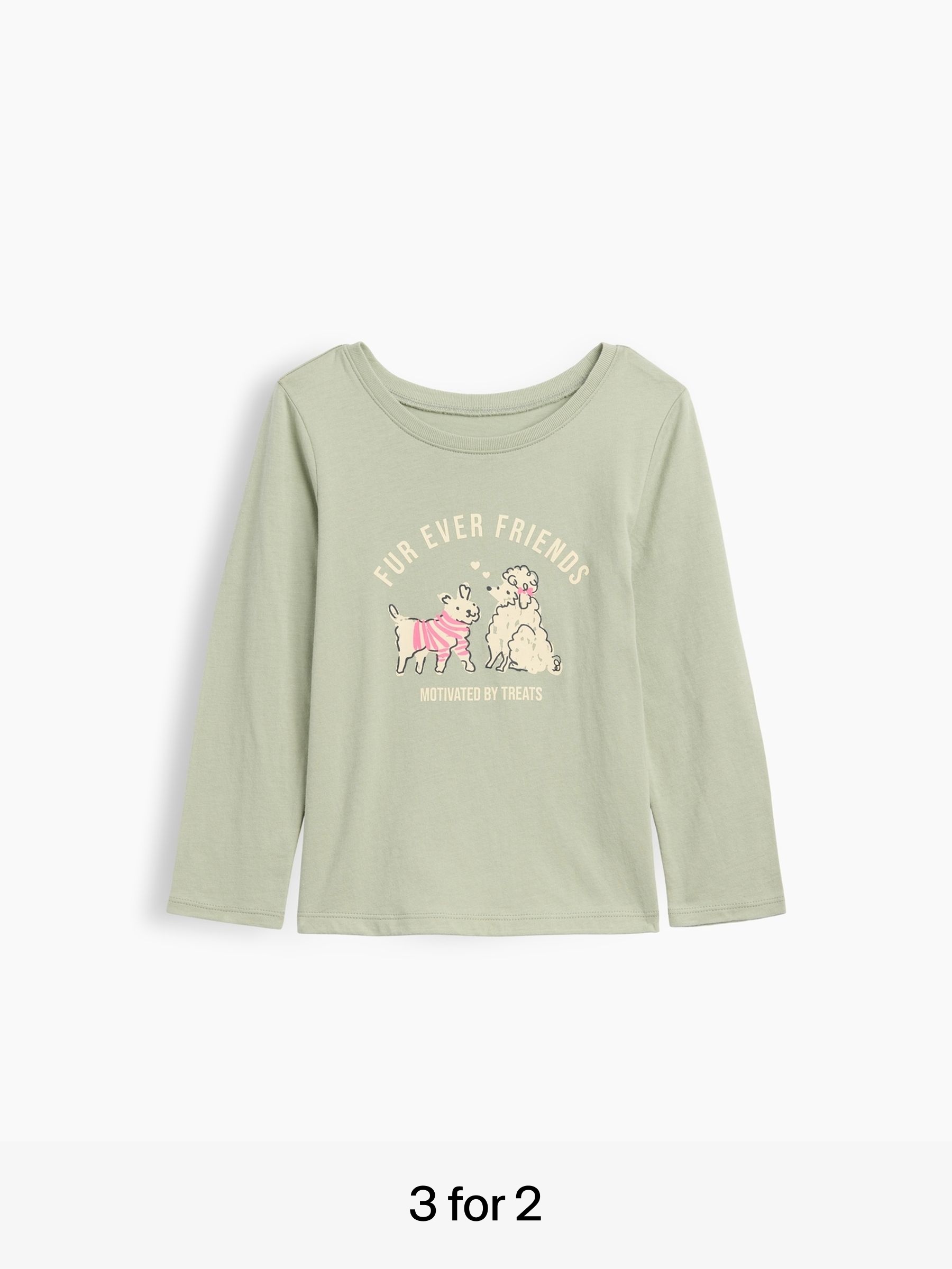 Green Dogs - Graphic Long Sleeve T-shirt