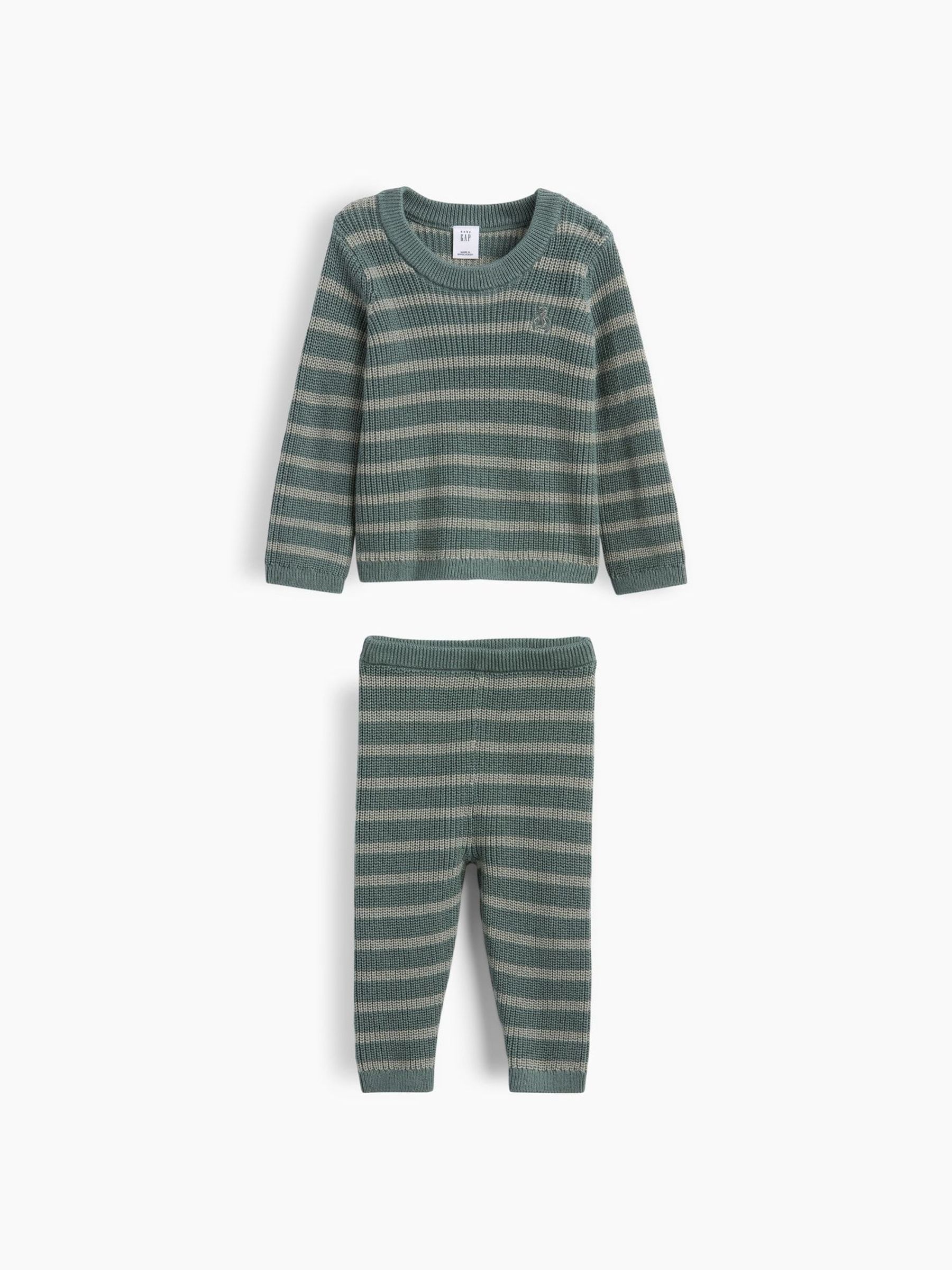 Green - Stripe Jumper Set