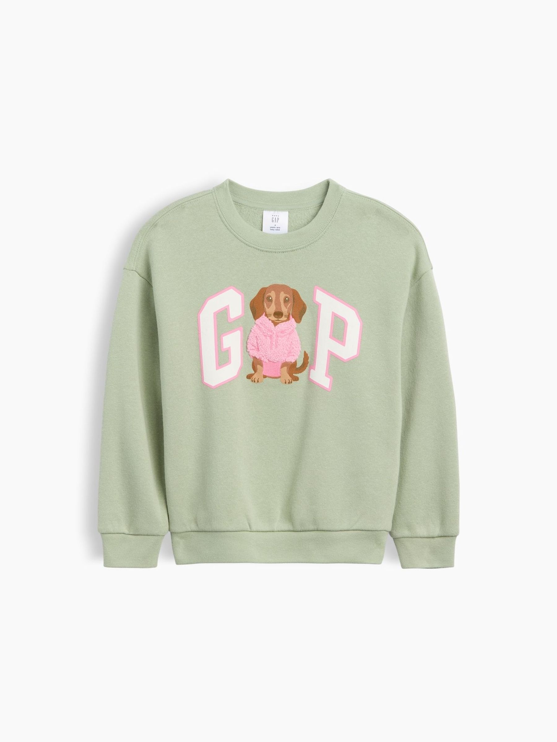 Green Dachshund - Vintage Soft Print Sweatshirt