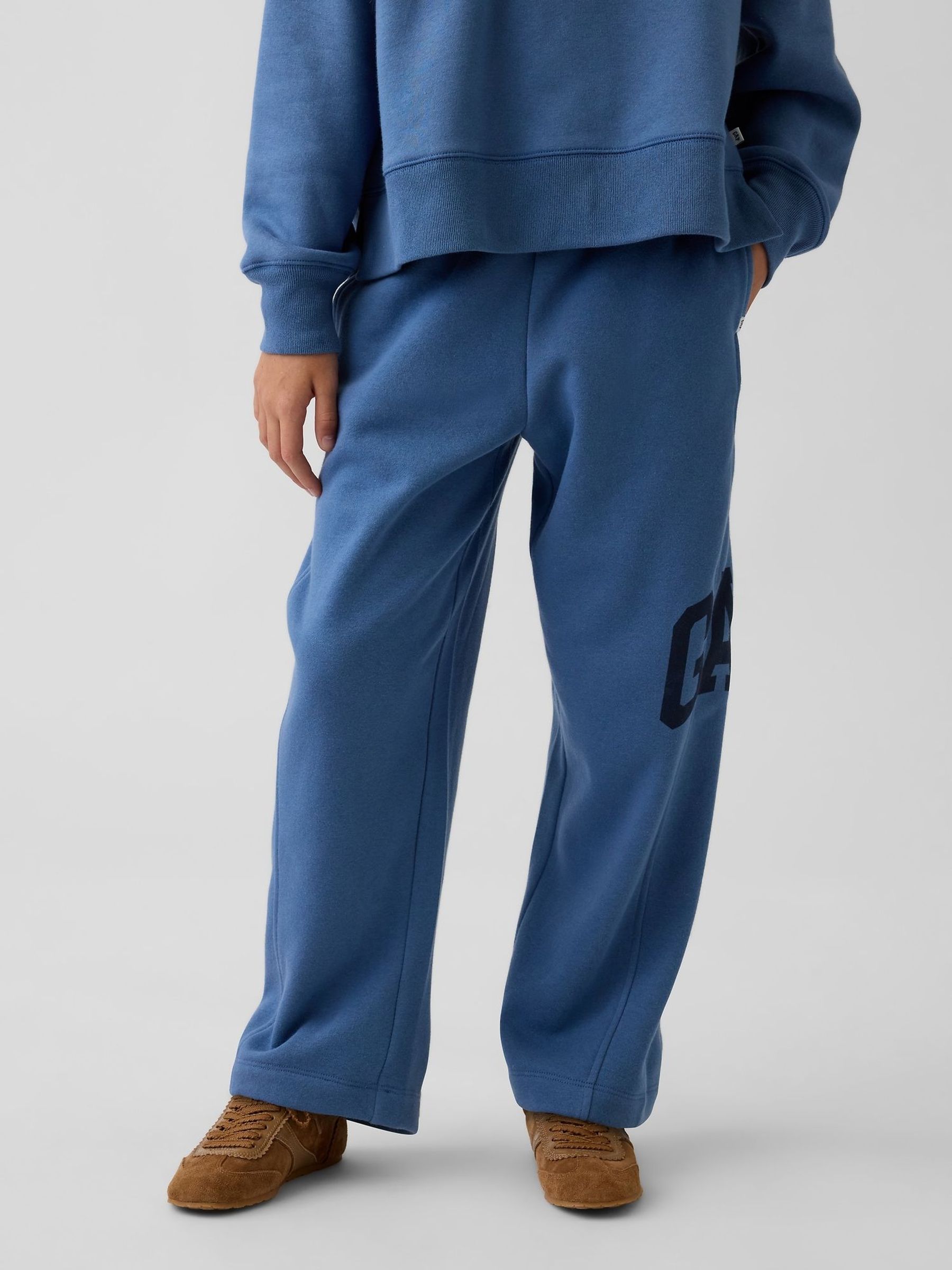 Blue - Vintage Soft Relaxed Barrel Joggers