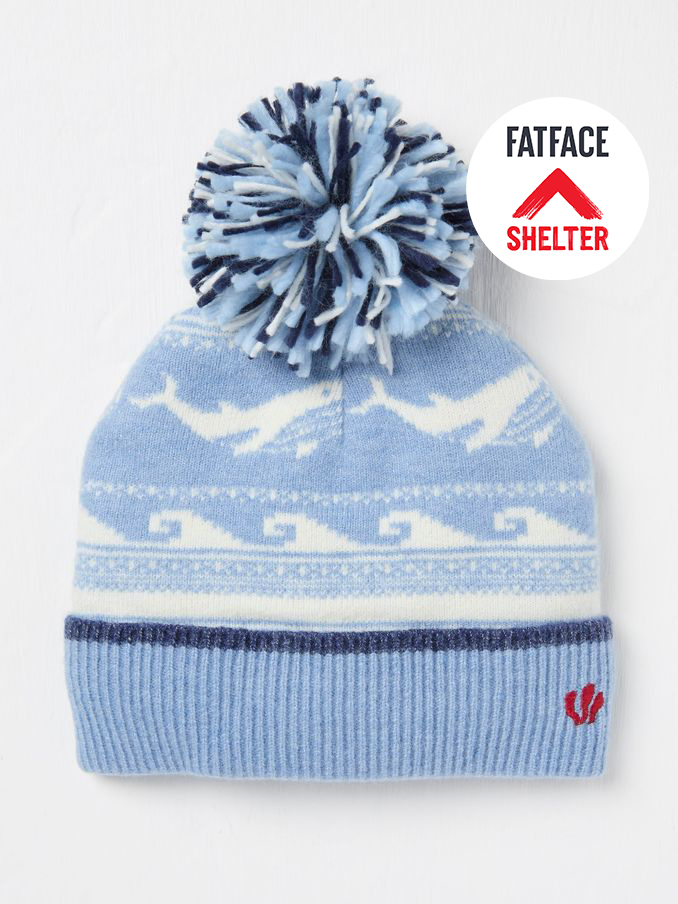 Blue Shelter Wilson the Whale Hat (E46558) | £6
