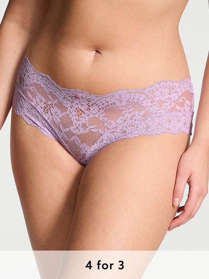 Lilac Purple Hipster Lace Knickers (E46612) | £14
