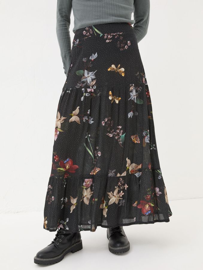 Black Anika Moonlit Skirt (E46915) | £25