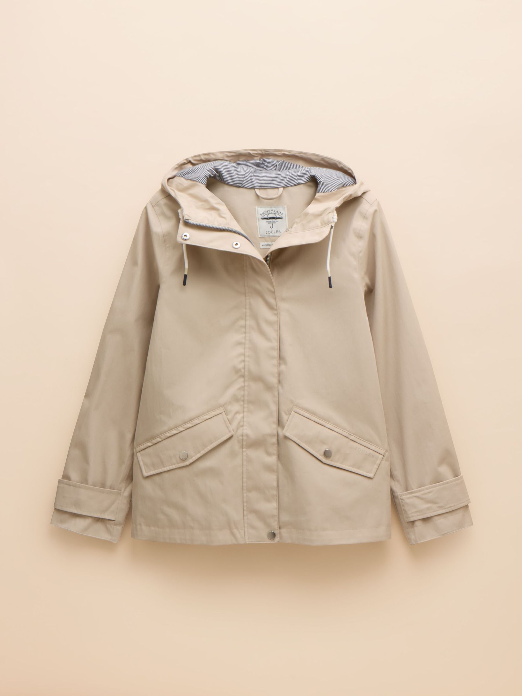 Waterproof Stone Raincoat with Hood (E49052) | £69.95
