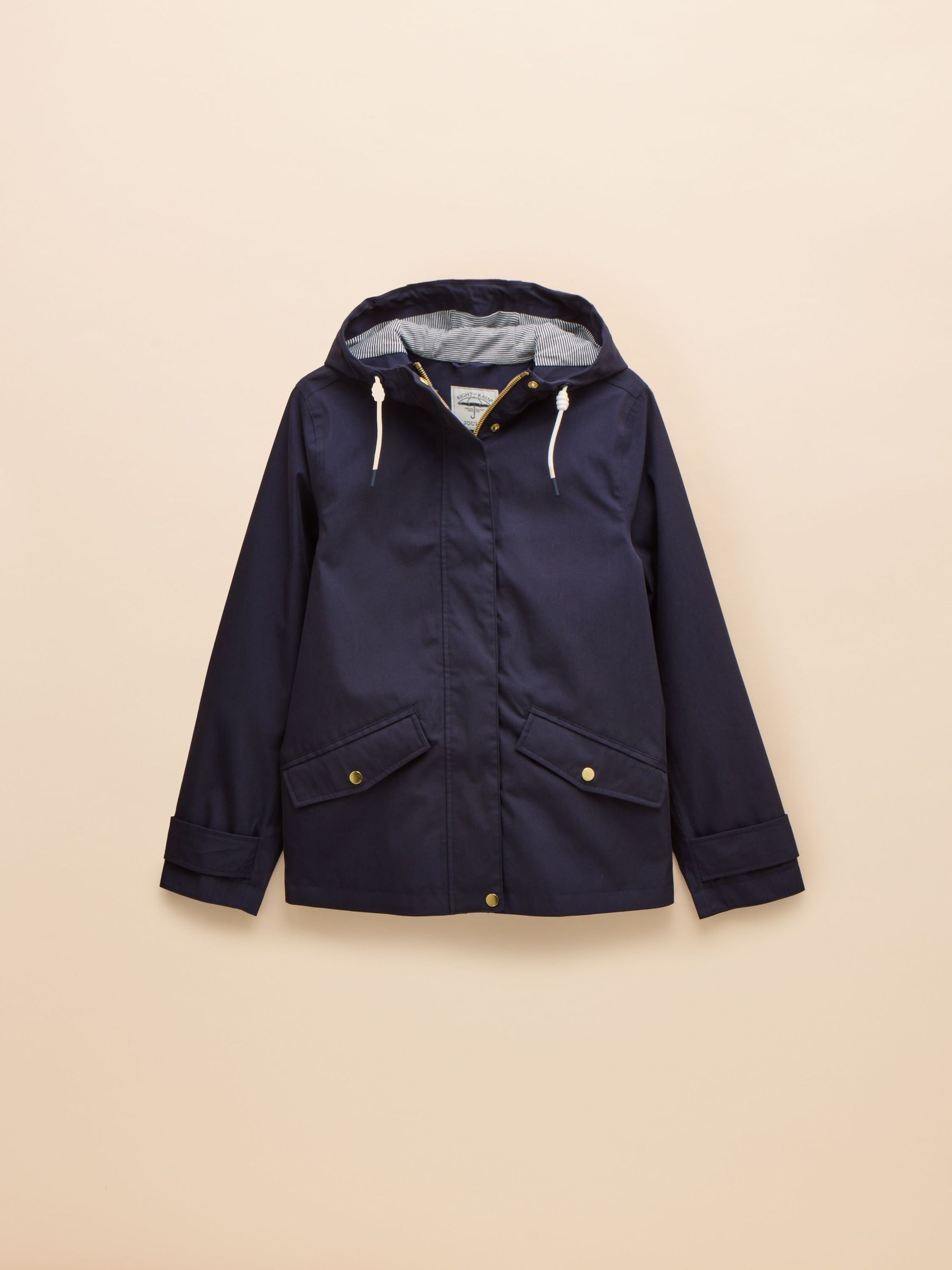 Waterproof Navy Raincoat with Hood (E49053) | £69.95