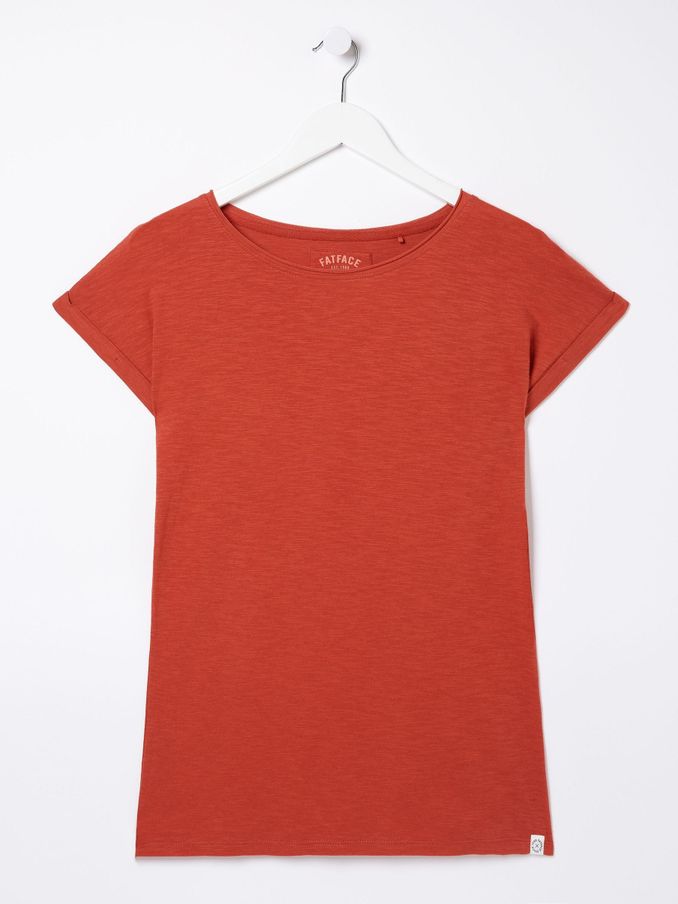 Red Organic Cotton Ivy T Shirt (E49079) | £15