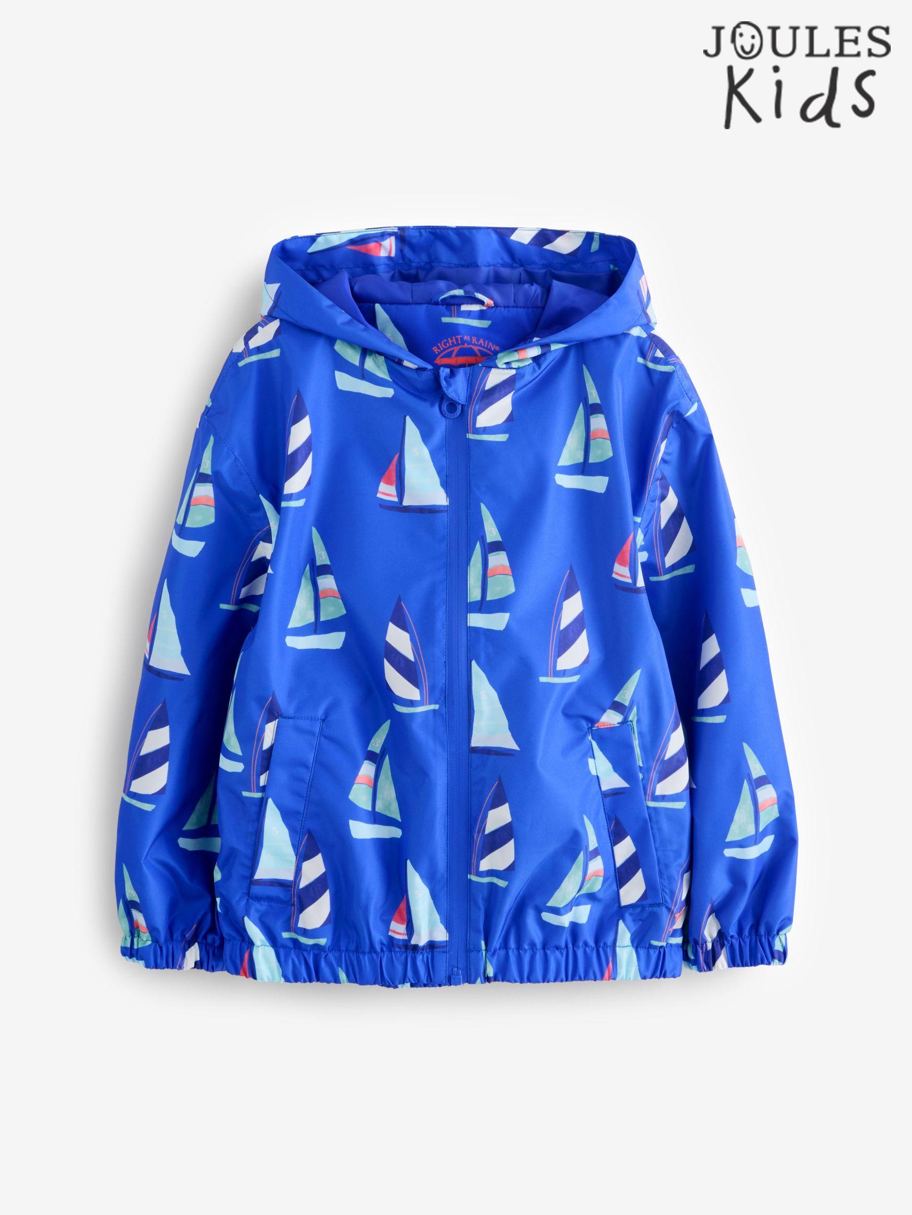Blue Printed Waterproof Raincoat (E49533) | £26.95 - £32.95
