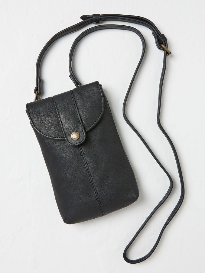 Black Clara Phone Bag (E50137) | £24