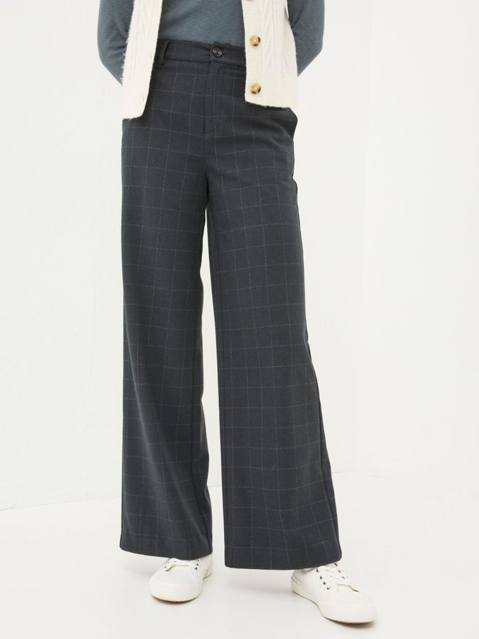 Presley Grey Herringbone Trousers (E50213) | £35