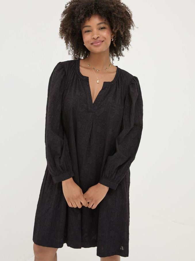Anona Black Swing Dress (E50254) | £22