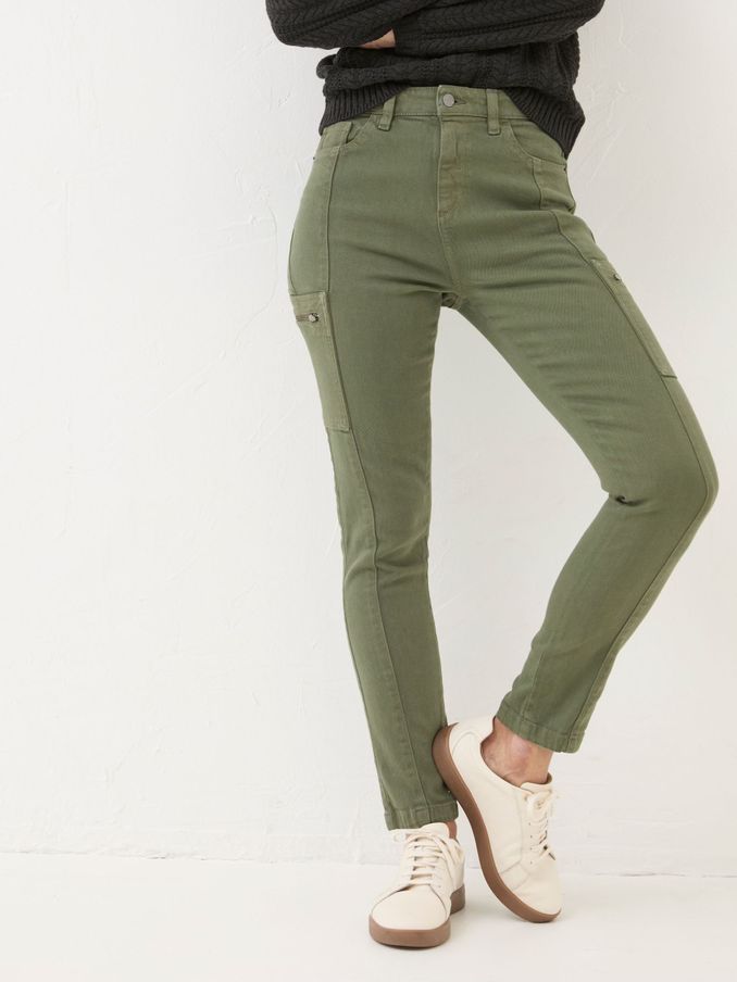 Malvern Green Cargo Trousers (E50363) | £22