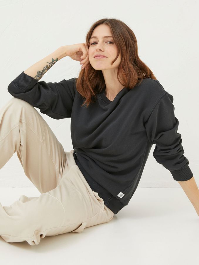 Georgia Black Crew Sweatshirt (E50428) | £39.50