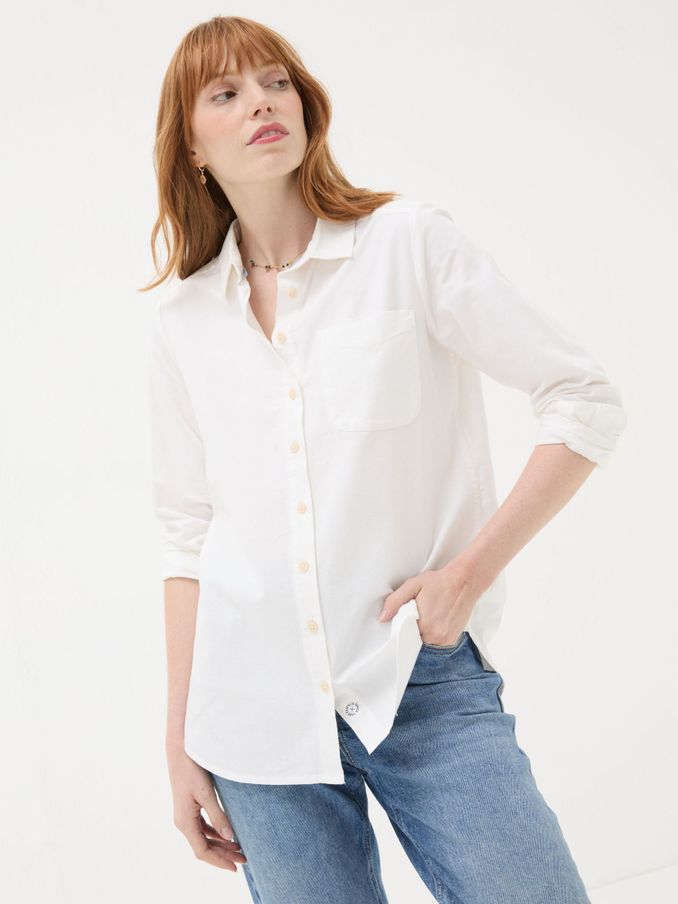 Olivia White 100% Cotton Shirt (E50499) | £28