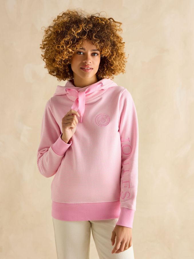 Rushton Pink Cowl Neck Hoodie (E51421) | £60