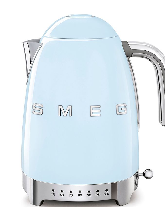 Smeg Pastel Blue Temperature Controlled Kettle 1.7 Litre (E53426) | £180