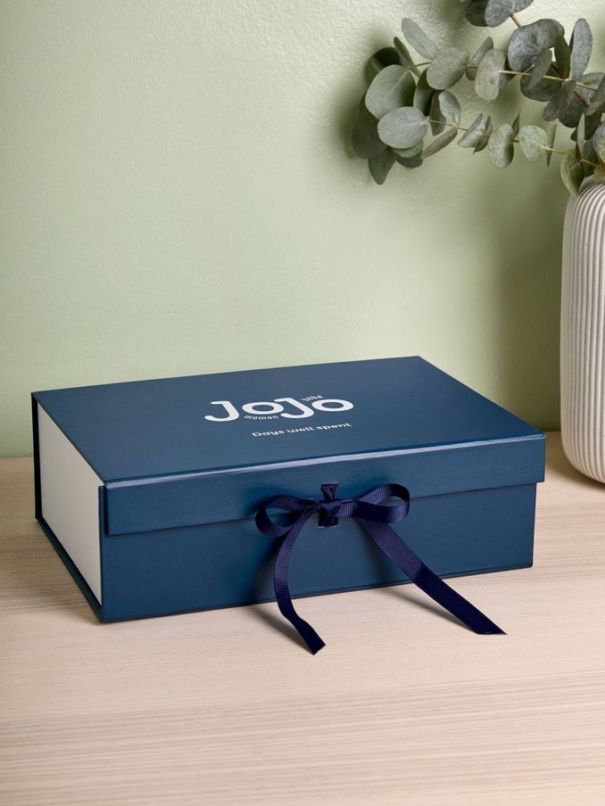 Medium JoJo Branded Navy Gift Box (E54650) | £3.50