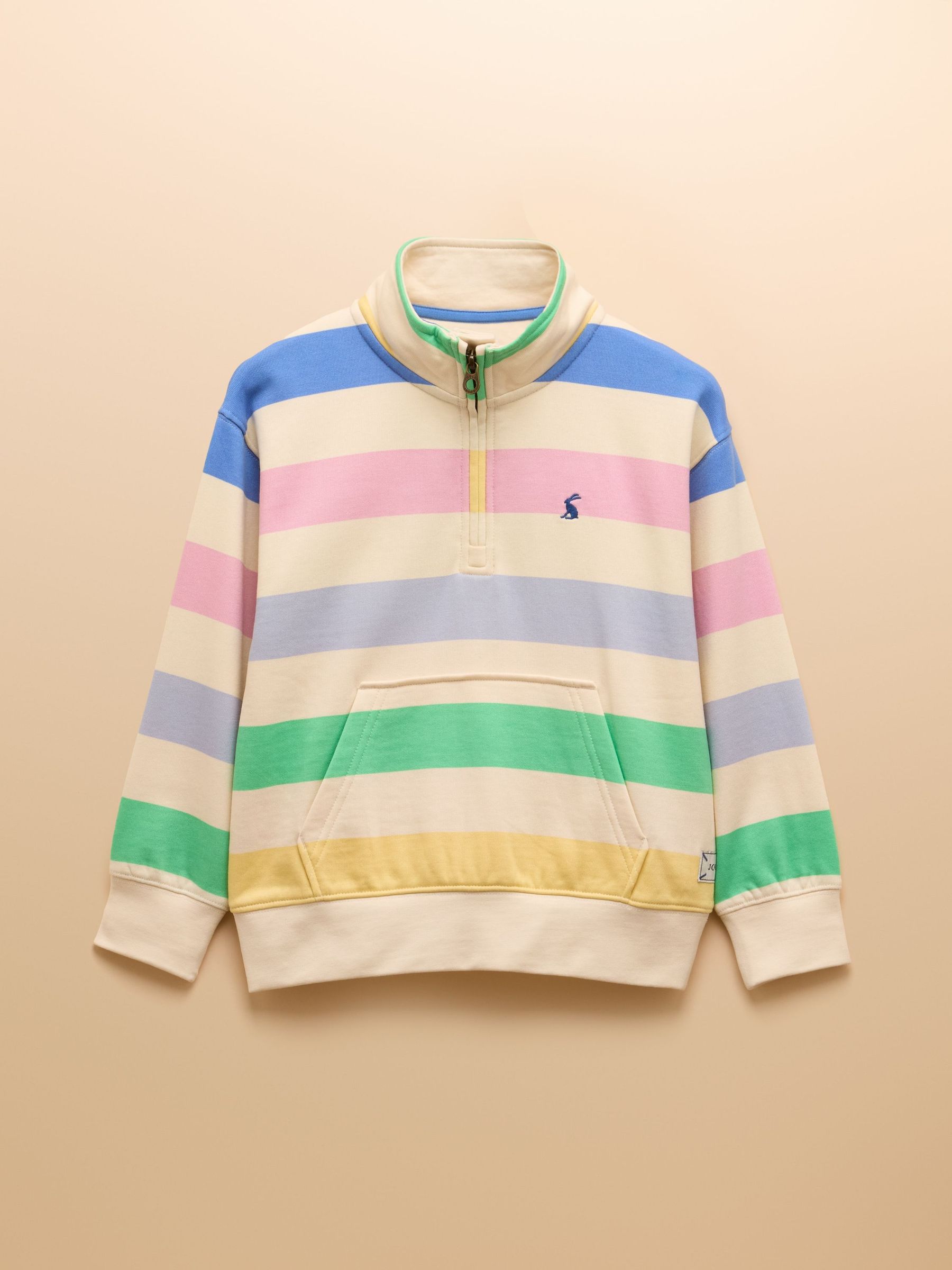 Boys' Alfie Multi Quarter Zip Sweatshirt (E55169) | £15 - £17