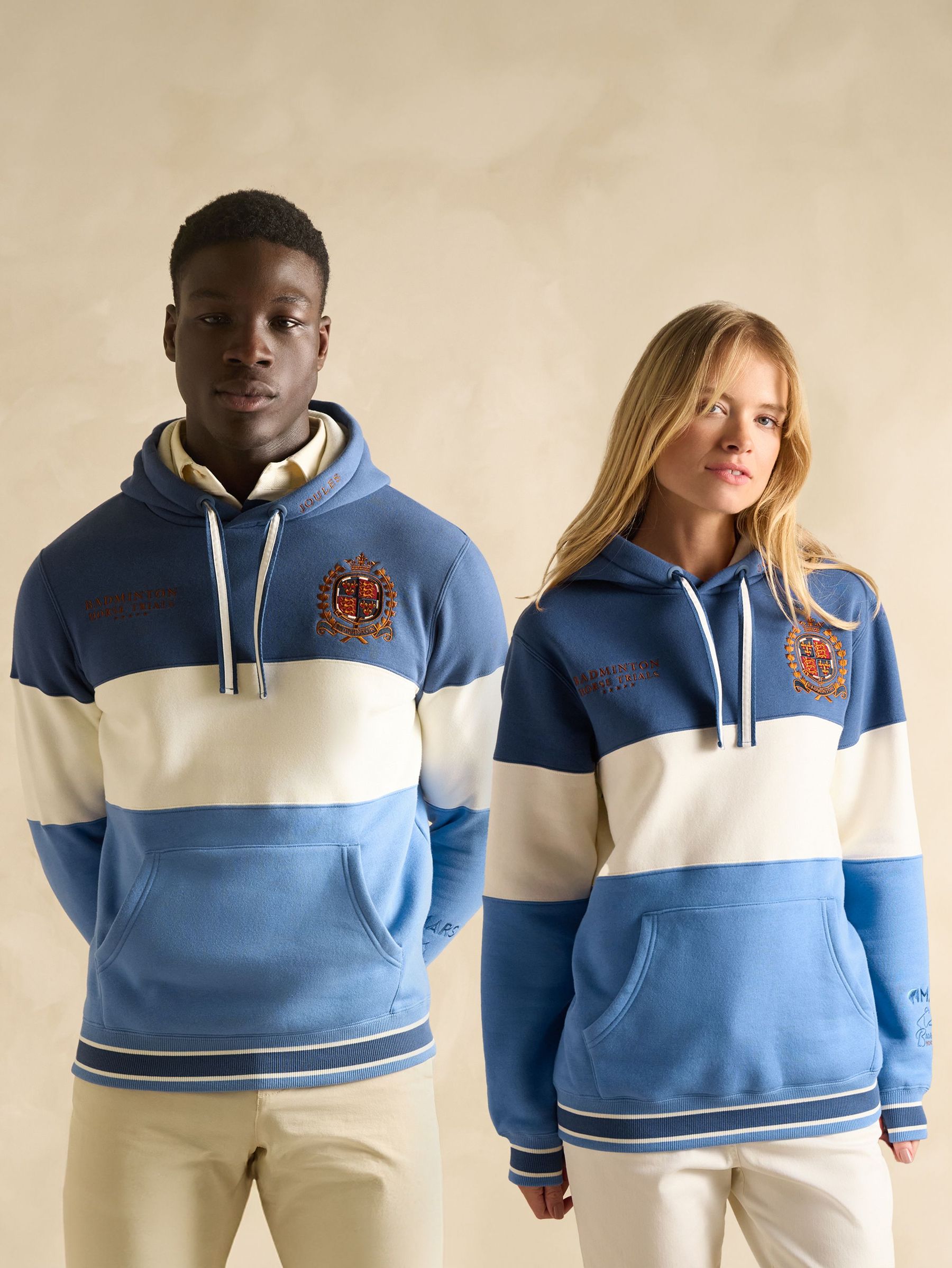 Official Badminton Blue Colourblock Hoodie (E55677) | £70