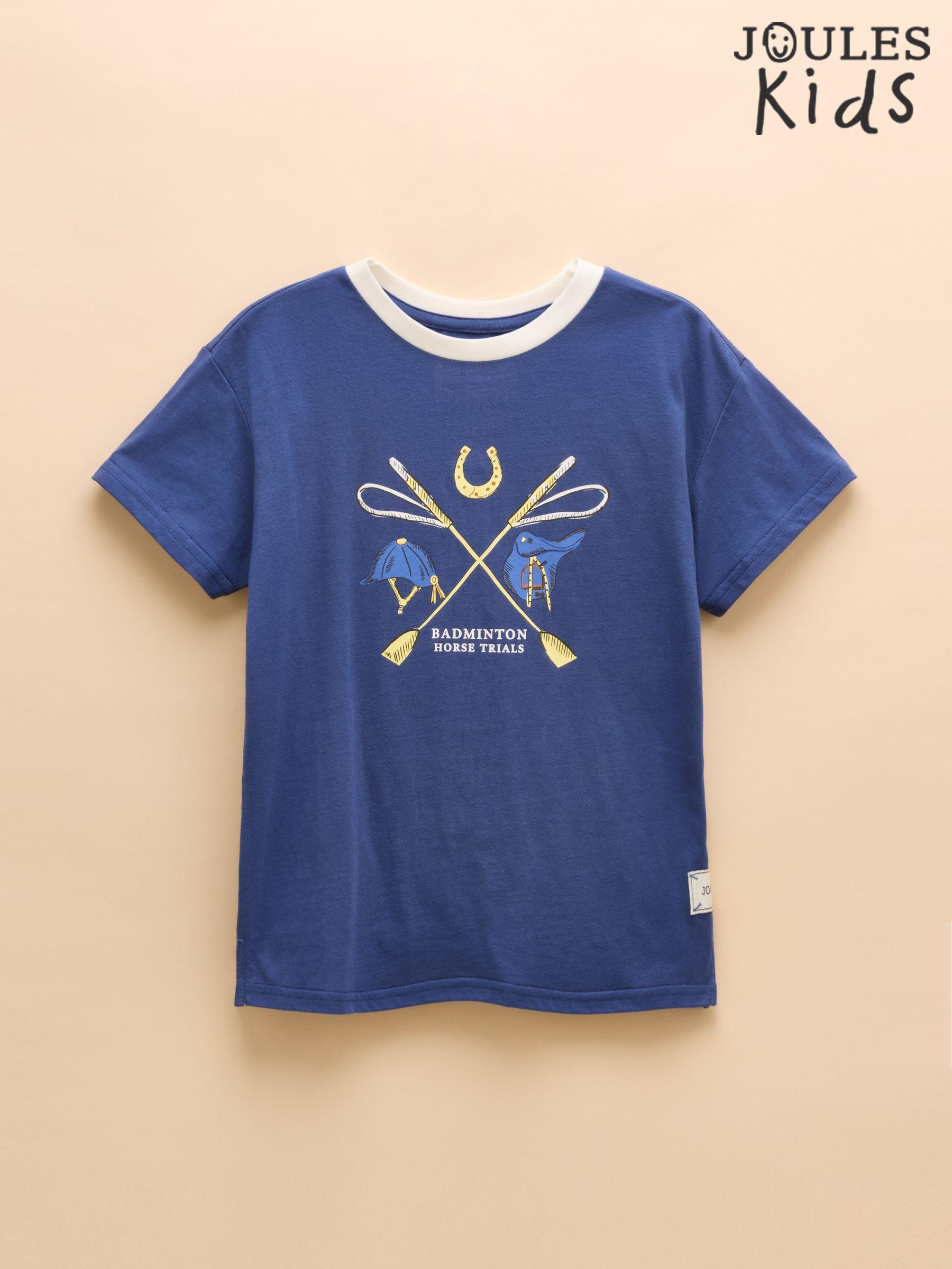 Official Badminton Blue Screen Print T-Shirt (E55730) | £16 - £18