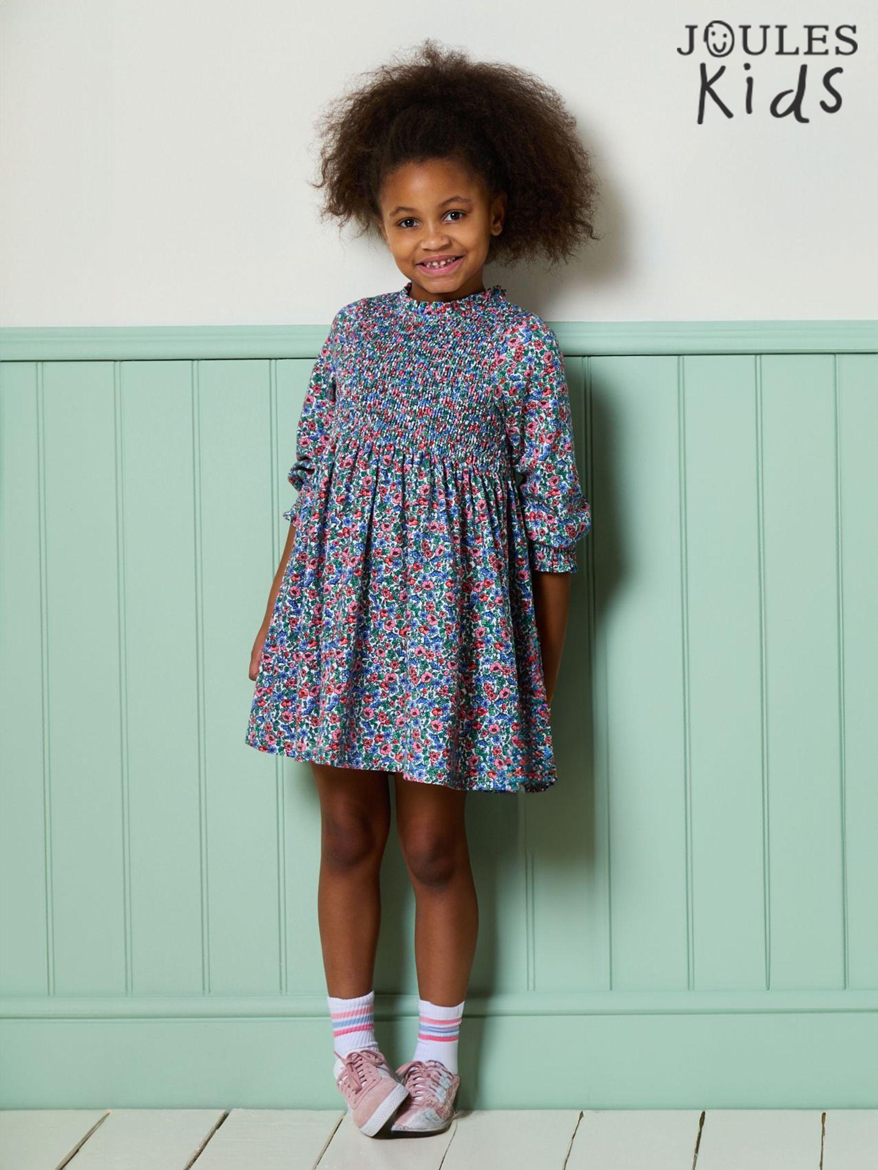 Girls' Gracie Multi Print Printed Jersey Dress (E56515) | £24 - £27