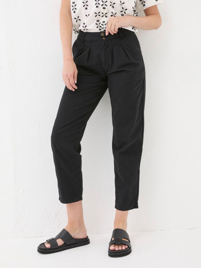 Neva Black Twill Chino Trouser (E56560) | £35