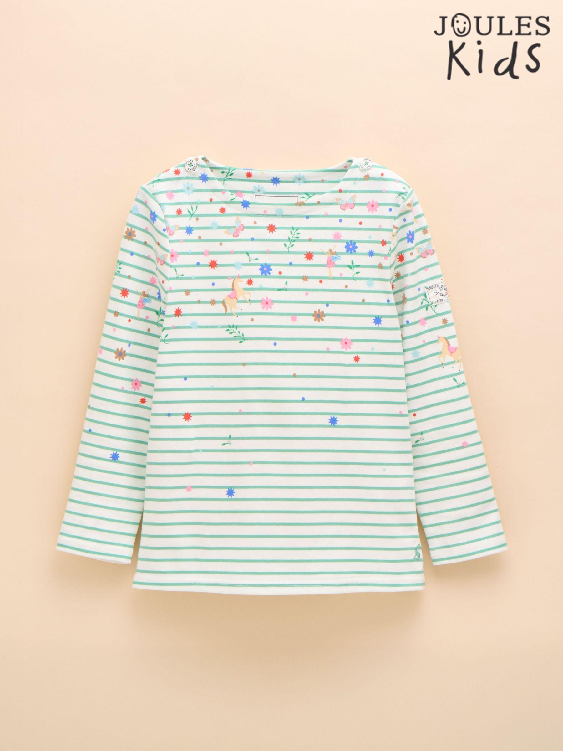 Girls' Harbour Green Long Sleeve Jersey Top (E59014) | £16 - £18