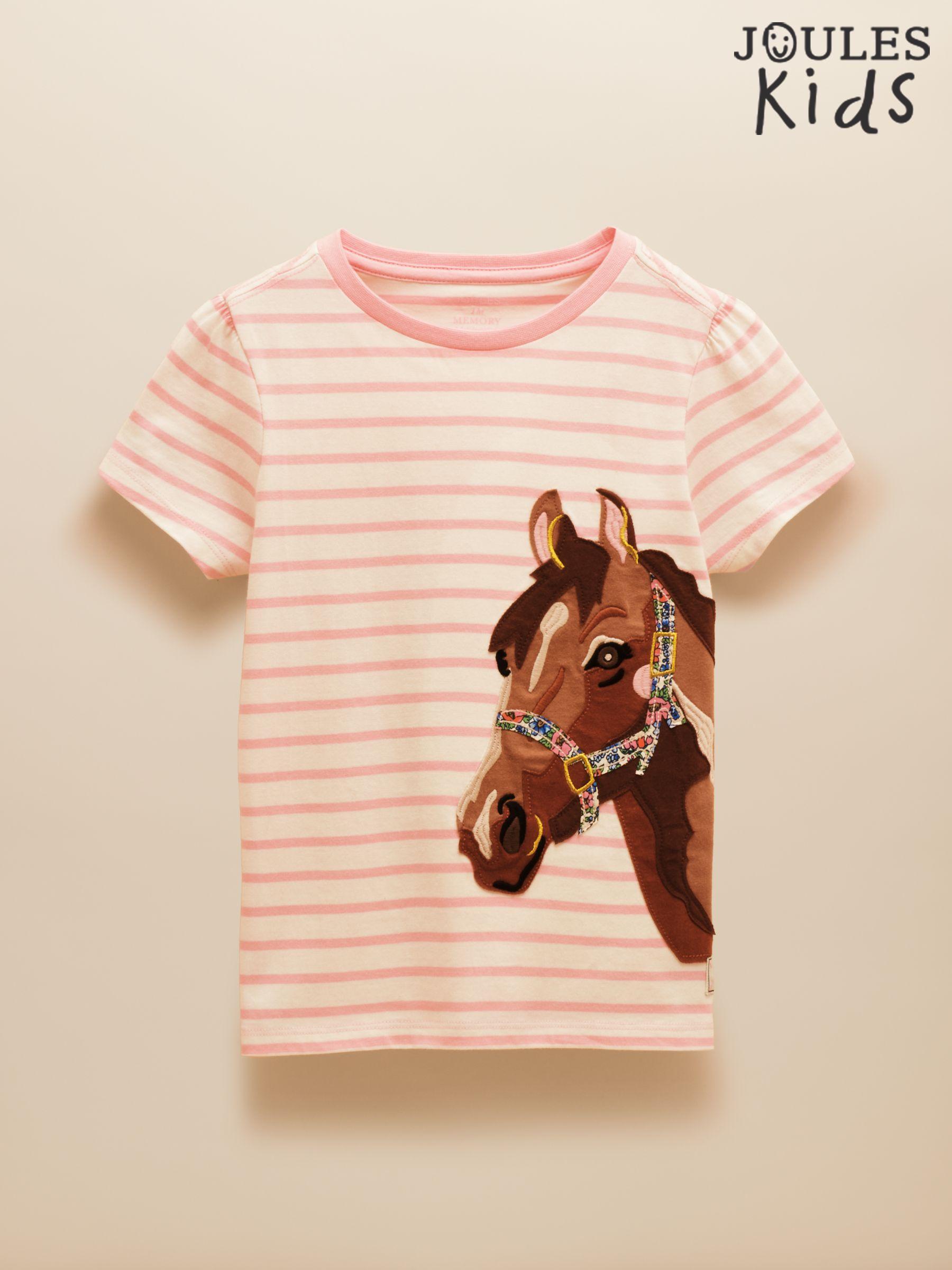 Astra Pink Applique Cotton T-Shirt (E59018) | £16 - £18