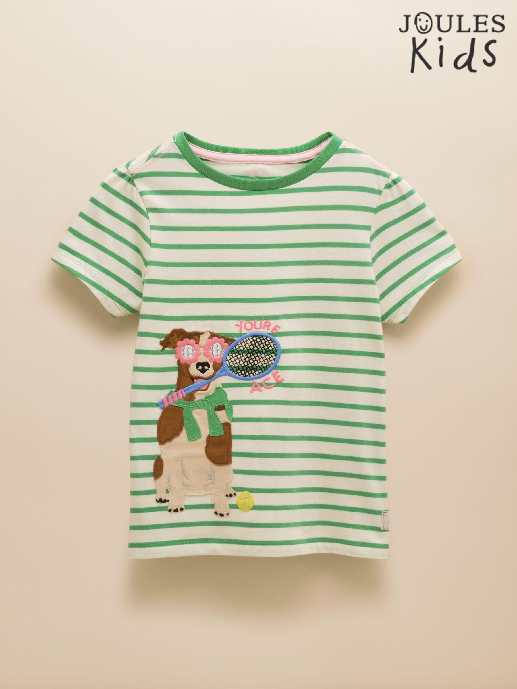 Astra Green Applique Cotton T-Shirt (E59019) | £16 - £18