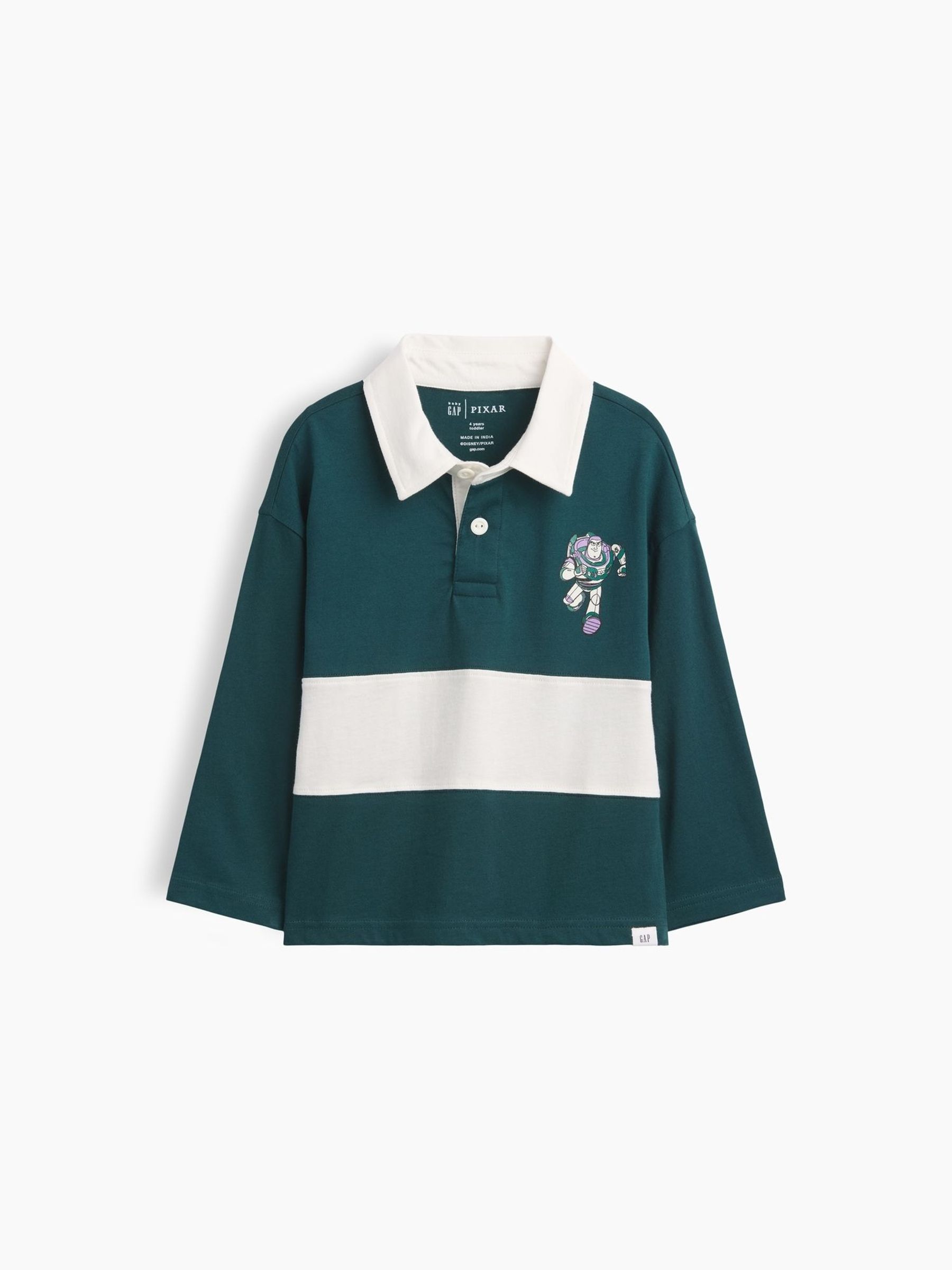Green Buzz Lightyear - Disney Rugby Polo Shirt