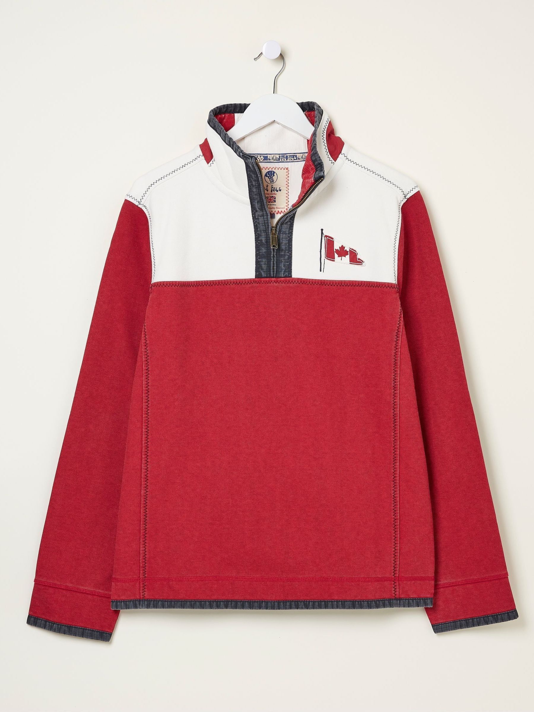 Red Canada Airlie 100% Cotton Sweatshirt (E60307) | £65
