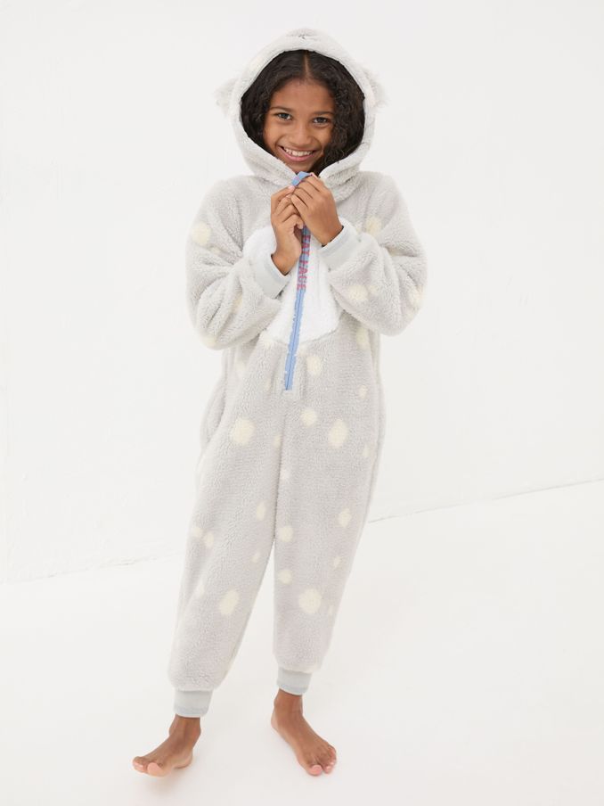 Light Grey Koala All-In-One (E64121) | £18