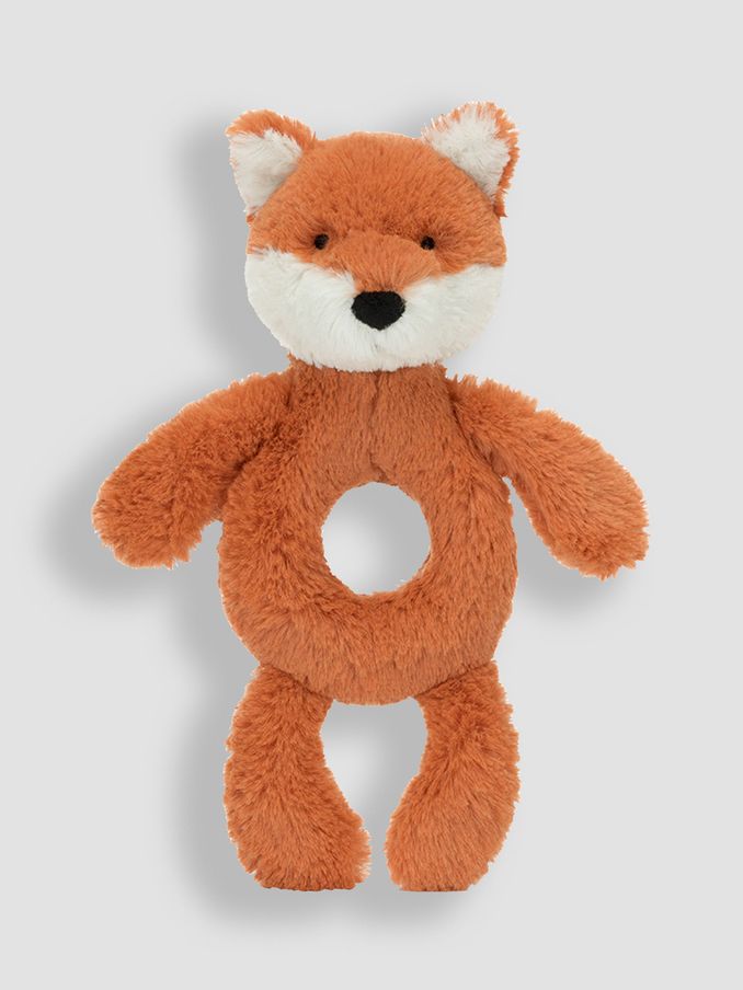 Jellycat Bashful Fox Cub Ring Rattle (E65743) | £16