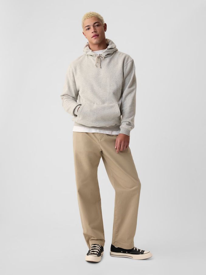 Beige Baggy Fit Stretch Modern Chinos (E66041) | £45