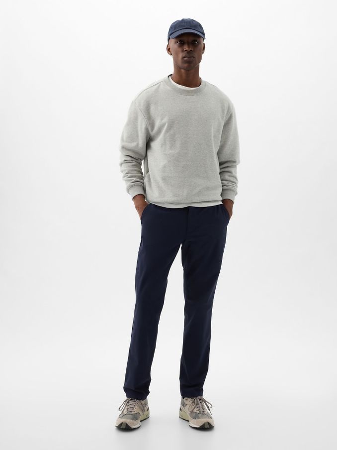 Blue Slim Fit Stretch Hybrid Trousers (E66048) | £25