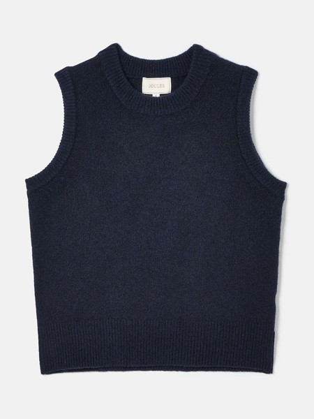 Holly Navy Blue Knitted Vest