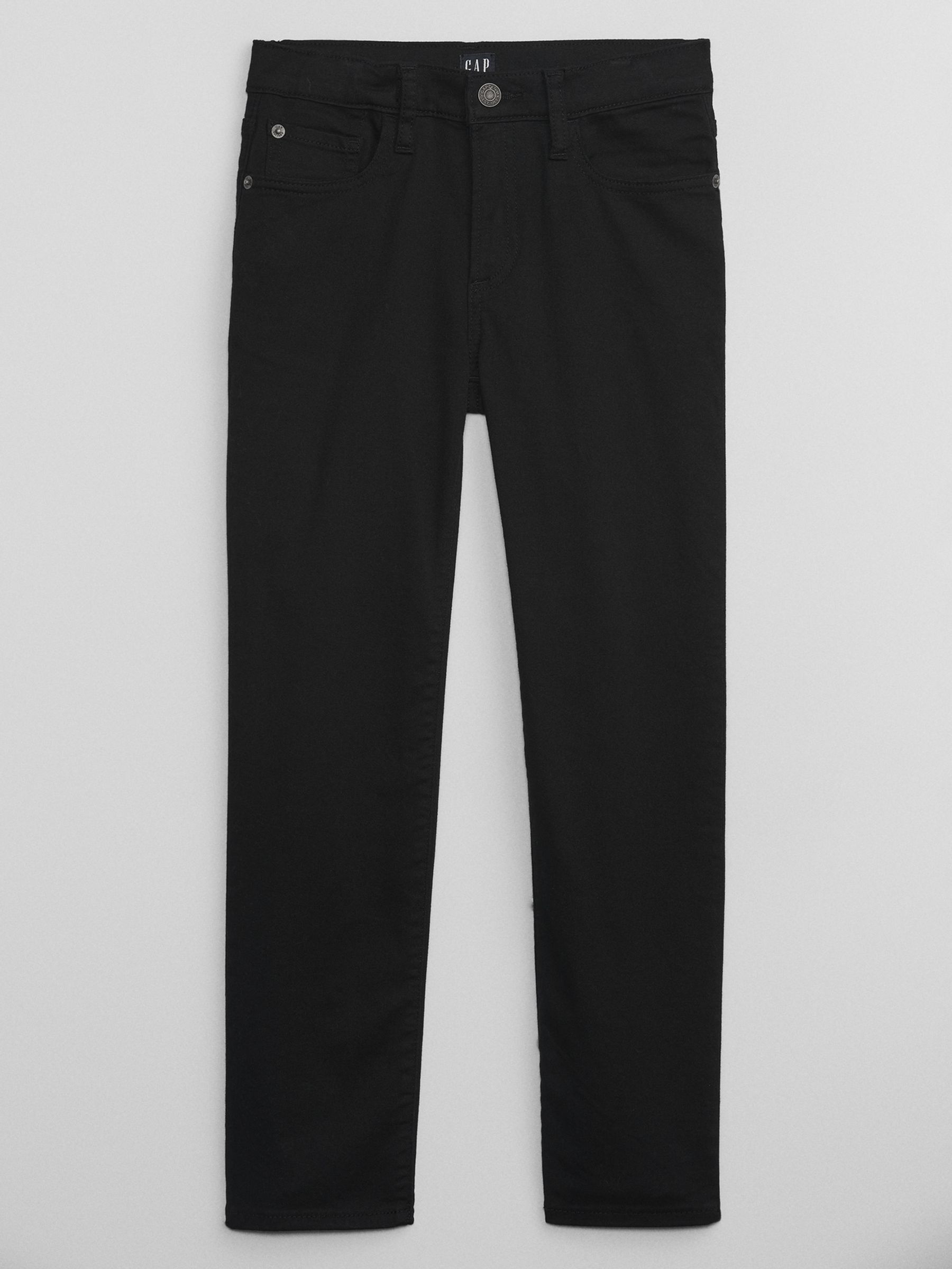 Black Dark Wash Straight Jeans (5-13yrs) (E67404) | £20