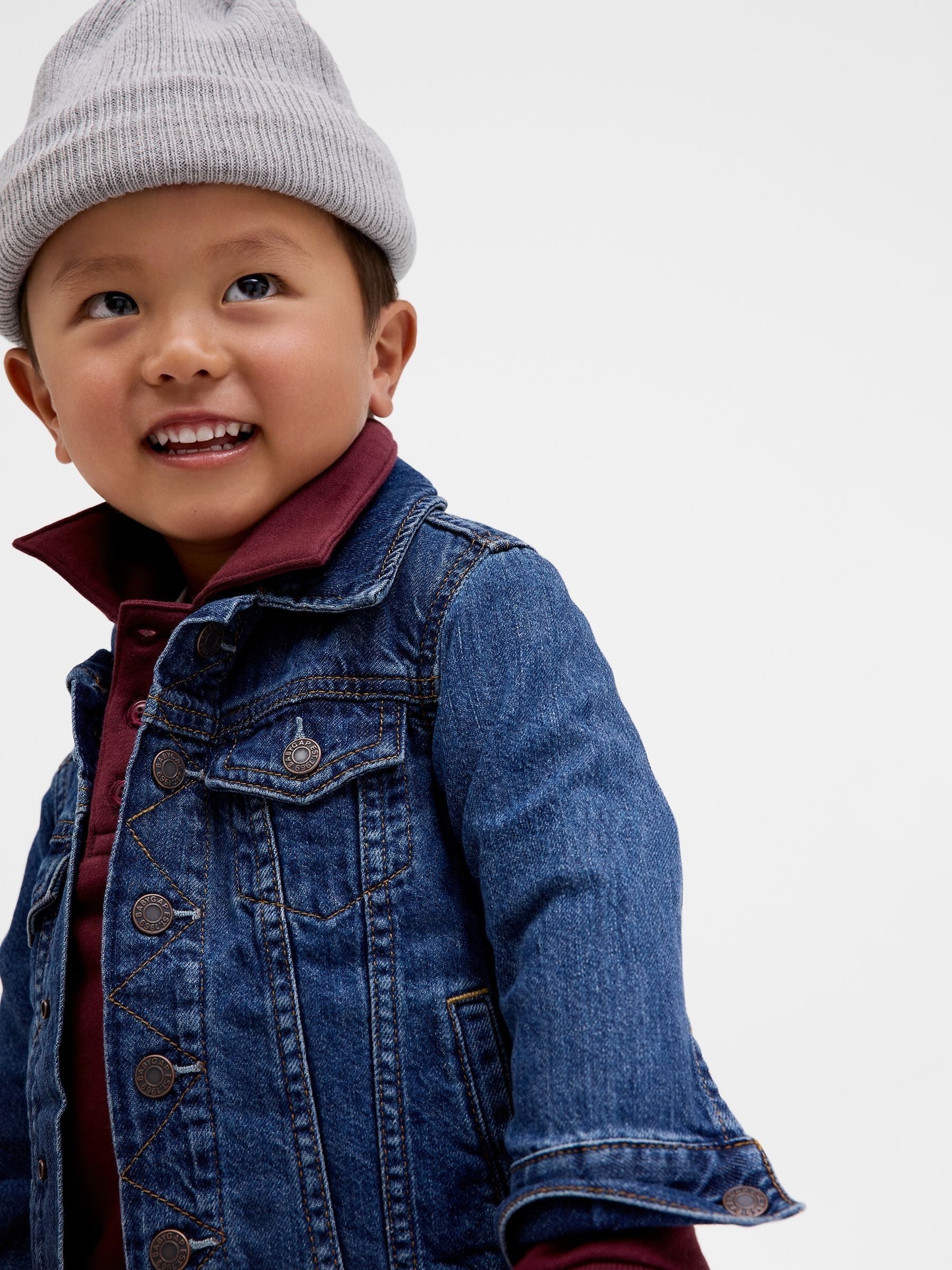 Blue Icon Denim Jacket (6mths-5yrs) (E67517) | £30