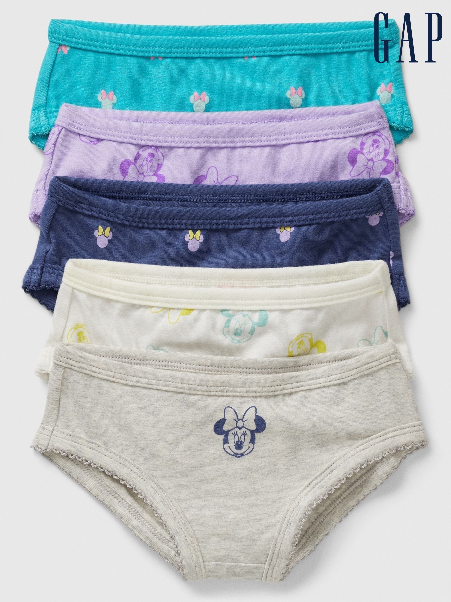 Pink Disney Minnie Mouse Briefs 5 Pack (2-5yrs) (E67519) | £20