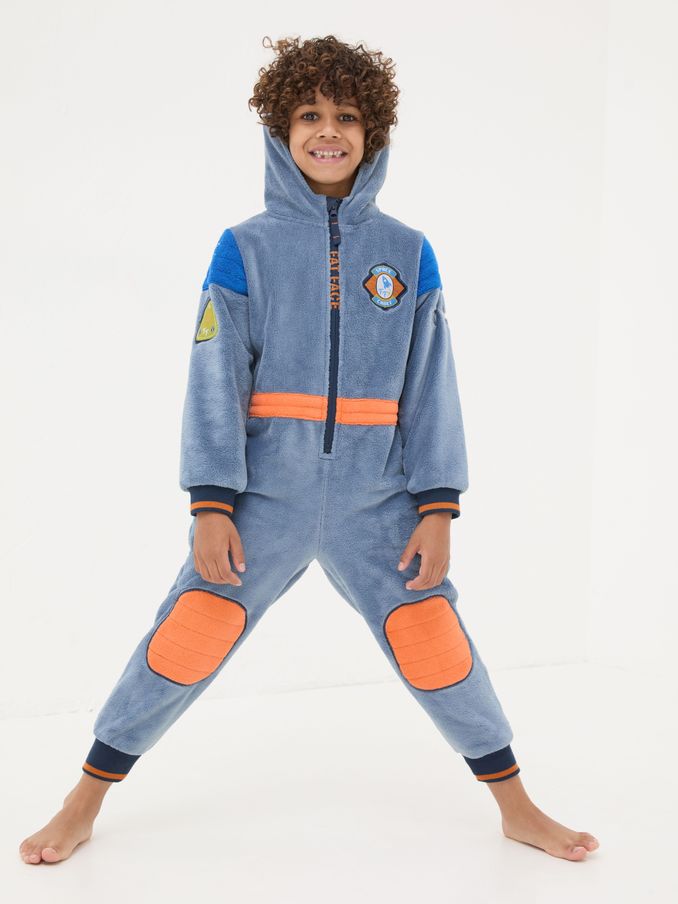Blue Astronaut Fleece All-In-One (E67917) | £18