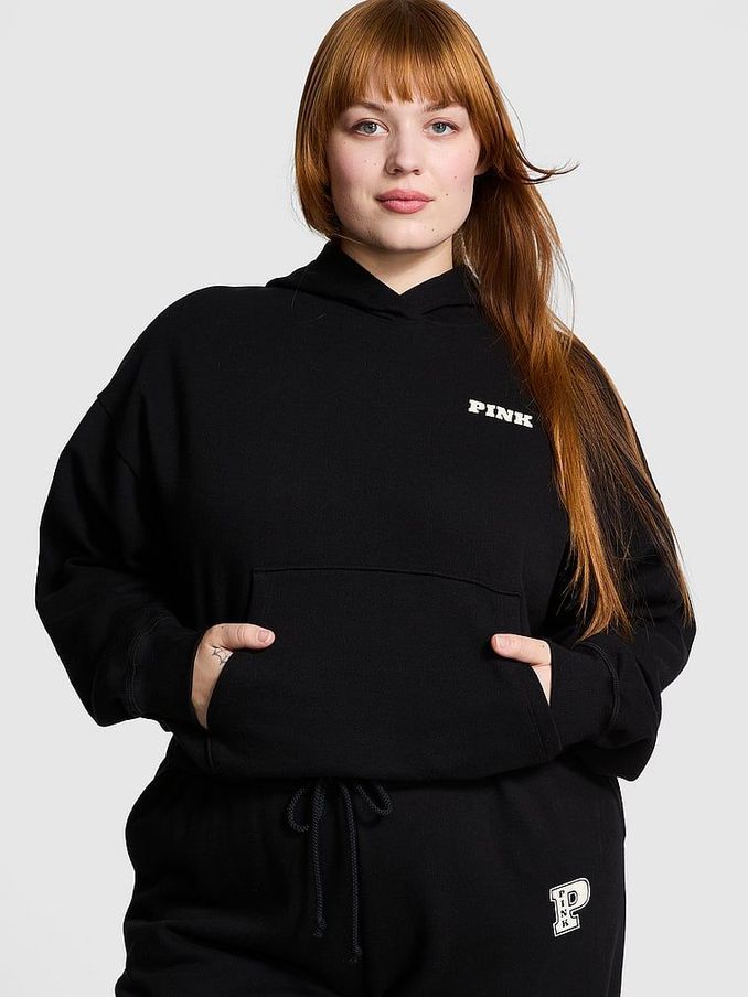 Black Oversized Pullover Hoodie (E68281) | £45
